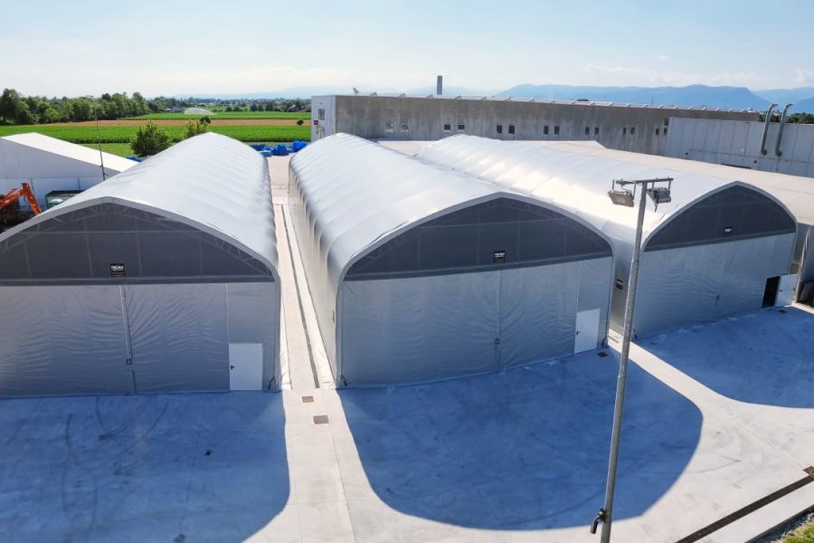 Strutture industriali in PVC